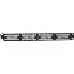 Патч-панель 19 1U кат.5E неэкранир. 24 порта RJ45 Dual IDC TOKOV ELECTRIC TKE-PP-5E-1U-24P-UTP