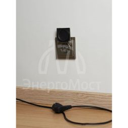 Розетка BRITE РСбш10-3-44-БрШ 16А IP44 с заземл. защ. шторки с крышкой шампань IEK BR-R16-16-44-K37