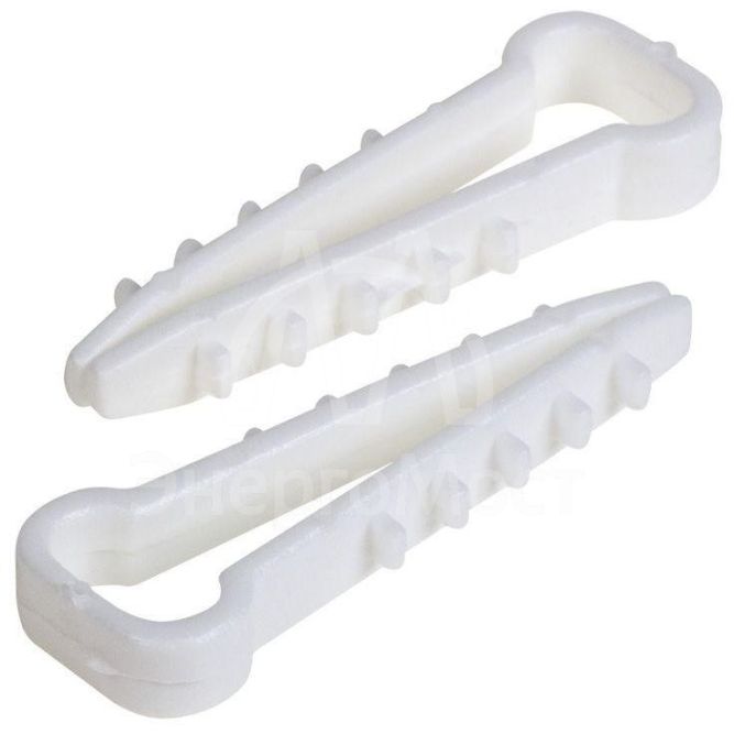 Дюбель-хомут 5-10 прямоуг. бел. (уп.10шт) PROCONNECT 07-4611-9