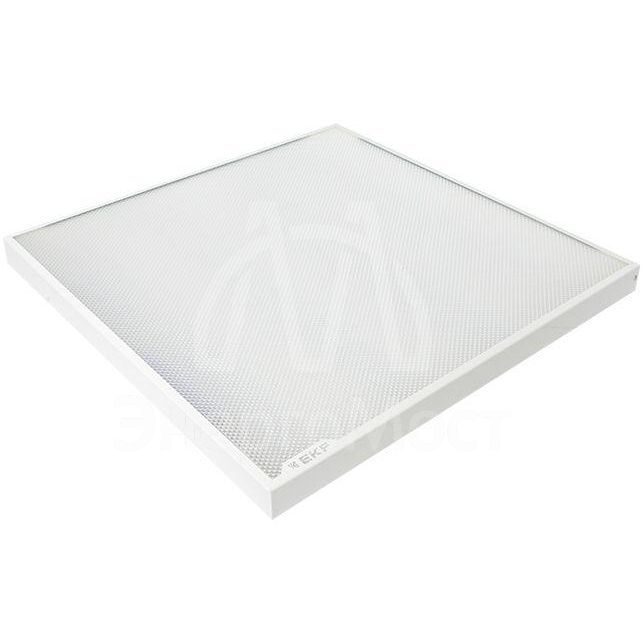 Светильник светодиодный ДВО-1002 36Вт 6500К IP40 595х595х40 опал панель EKF LPL-1002-O-36-6500-40