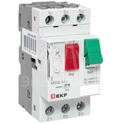 Выключатель автоматический для защиты двигателя АПД-32 4-6.3А EKF apd-me-6.3