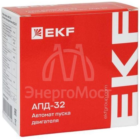 Выключатель автоматический для защиты двигателя АПД-32 4-6.3А EKF apd-me-6.3