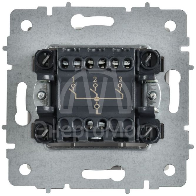 Выключатель 3-кл. СП BRITE ВС10-3-0-БрАБ 10А механизм арктич. бел. IEK BR-V30-0-10-K91