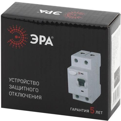 Выключатель дифференциального тока (УЗО) 1P+N 25А 30мА ВД1-63 Pro NO-902-24 ЭРА Б0031714