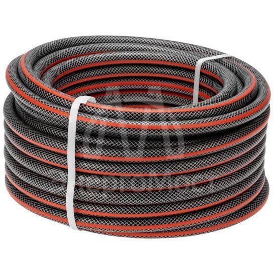 Шланг поливочный ПВХ 3-х слойный 1/2дюйма 25м Стандарт ЧЕТЫРЕ СЕЗОНА 62-0224