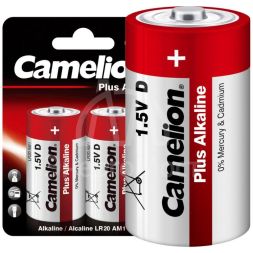 Элемент питания алкалиновый LR LR20 BL-2 (блист.2шт) Camelion 1654