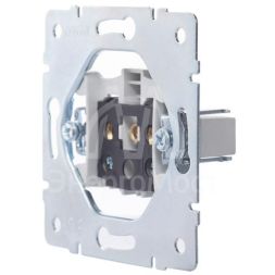 Розетка 1-м СП Vesna без заземл. ПБТ механизм бел. LEZARD 742-0288-121B