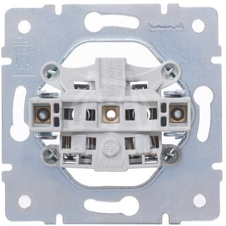 Розетка 1-м СП Vesna без заземл. ПБТ механизм бел. LEZARD 742-0288-121B