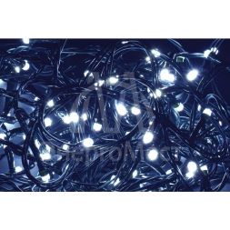 Гирлянда &amp;quot;Нить&amp;quot; 5м 50LED бел. IP20 провод зел. 230В с контроллером 8 режимов IEK LGDB110-2-050-05-G-S-20