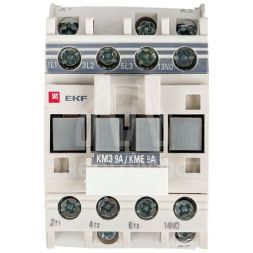 Контактор КМЭ 9А кат. 220В AC 1НЗ EKF ctr-s-9-220-nc