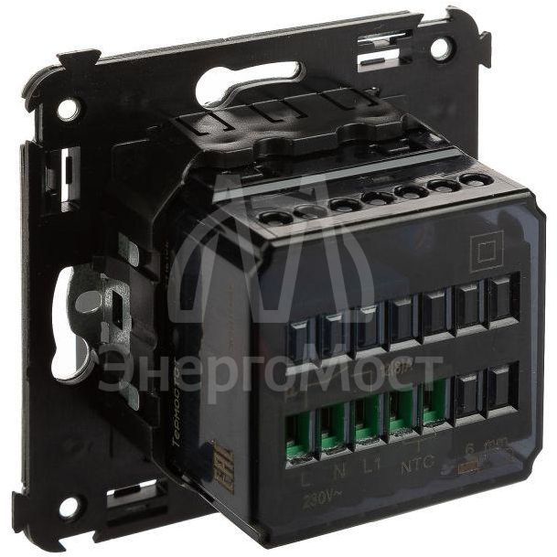 Термостат для теплых полов СП Avanti &amp;quot;Черный матовый&amp;quot; DKC 4412163