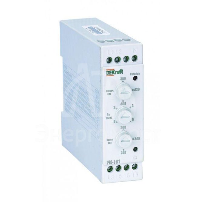 Реле контроля фаз 380В тип 02 серии РК-101 SchE 23301DEK