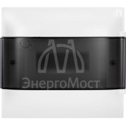 Щиток пластиковый навесной Practibox S 1х8 дым. дверь Leg 134618