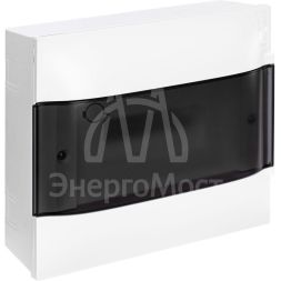 Щиток пластиковый навесной Practibox S 1х8 дым. дверь Leg 134618