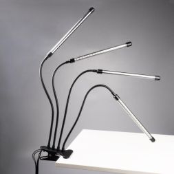 Светильник светодиодный &amp;quot;КРИСТАЛЛ&amp;quot; CTL2-USB-bl Agro 4х10Вт IP40 для растений спектр 4 плафона на прищепке пульт на шнуре красн./син. ФАZА 5068810