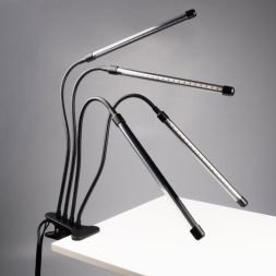 Светильник светодиодный &amp;quot;КРИСТАЛЛ&amp;quot; CTL2-USB-bl Agro 4х10Вт IP40 для растений спектр 4 плафона на прищепке пульт на шнуре красн./син. ФАZА 5068810