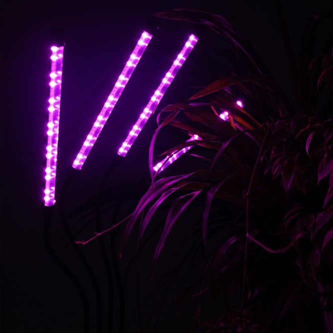 Светильник светодиодный &amp;quot;КРИСТАЛЛ&amp;quot; CTL2-USB-bl Agro 4х10Вт IP40 для растений спектр 4 плафона на прищепке пульт на шнуре красн./син. ФАZА 5068810