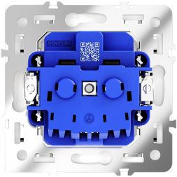 Розетка 1-м СП S70 16А с заземл. механизм бел. глянцевый Voltum VLS040101