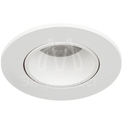 Светильник встраиваемый декоративный KL90 WH MR16/GU5.3 бел. пластик. Эра Б0054369