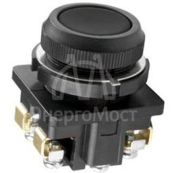 Кнопка КЕ-011/1 2з цилиндр 10А 660В IP40 черн. Электротехник ET507206
