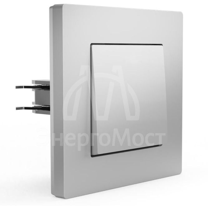 Выключатель 1-кл. СП Pixel 10А IP20 в сборе алюм. TOKOV ELECTRIC TKE-PX-V1F-C03