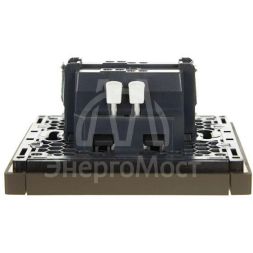 Выключатель проходной 1-кл. СП FORTE&PIANO 10А FP303 сер. IEK FP-V12-0-10-1-K03