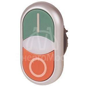Кнопка двойная M22-DDL-GR-GB1/GB0 EATON 216702