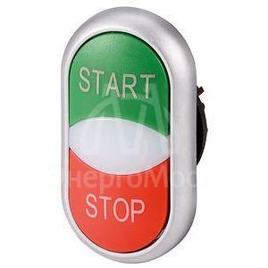 Кнопка двойная M22-DDL-GR-GB1/GB0 EATON 216702