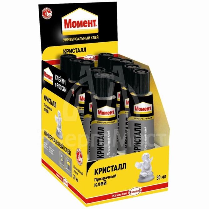 Клей Момент Кристалл 30мл в шоу-боксе Момент C0036325