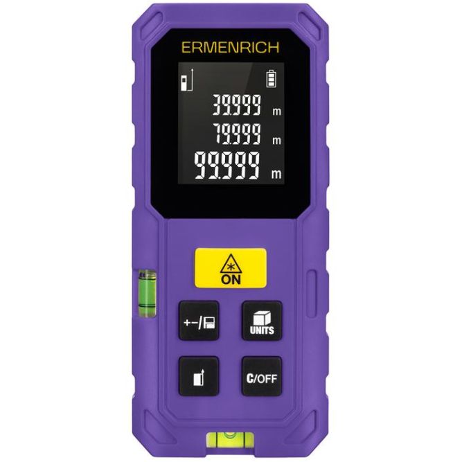 Рулетка лазерная Reel PLUS GS40 фиолет. Ermenrich 86257