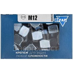 Гайка шестигранная М12 DIN 934 оцинк. (уп.30шт) Tech-Krep/Zitar 105250