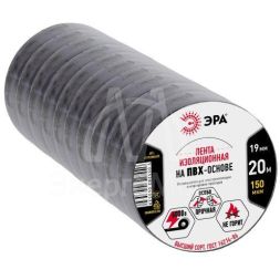 Изолента ПВХ 19ммх20м черн. ЭРА C0036540