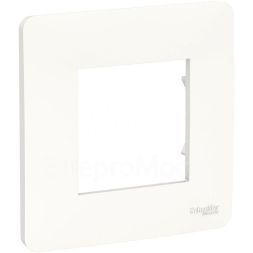 Рамка 1-м UNICA STUDIO бел. SchE NU200218