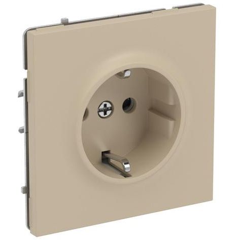 Розетка силовая KANT 2P+E защ. шторки ванильн. марципан DKC 7015003