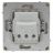 Розетка силовая KANT 2P+E защ. шторки ванильн. марципан DKC 7015003