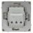 Розетка силовая KANT 2P+E защ. шторки ванильн. марципан DKC 7015003