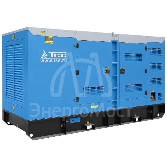 Дизельный генератор ТСС АД-300С-Т400 в шумозащитном кожухе