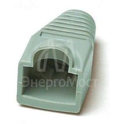 Колпачок изолирующий BOOT-GY-10 для разъемов RJ45 сер.(уп.10шт) Hyperline 251955