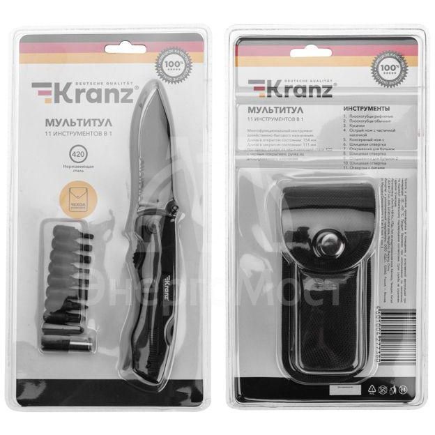 Мультитул 11 в 1 154мм Kranz KR-12-4944-2