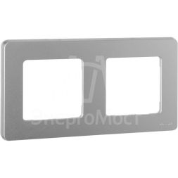 Рамка 2-м Inspiria алюм. Leg 673942