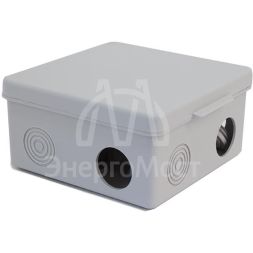 Коробка распределительная ОП 100х100х50мм 7 каб. вводов IP54 сер. TOKOV ELECTRIC TKE-KR-100-100-50-C06