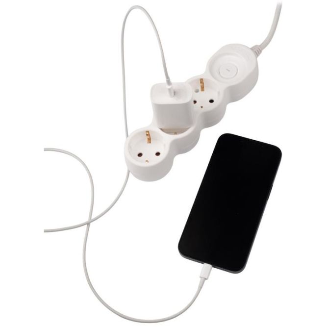 Удлинитель EX-03GS-500 (3х5) заземл. выкл. JazzWay 5065185