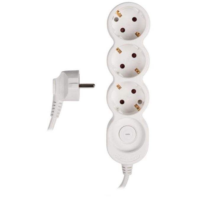 Удлинитель EX-03GS-500 (3х5) заземл. выкл. JazzWay 5065185