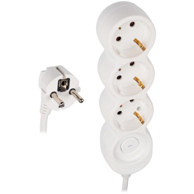 Удлинитель EX-03GS-500 (3х5) заземл. выкл. JazzWay 5065185