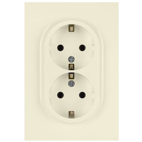 Розетка 2-м СП Arktik 16А IP20 250В с заземл. сл. кость 16-2104-02 Эра Б0070445