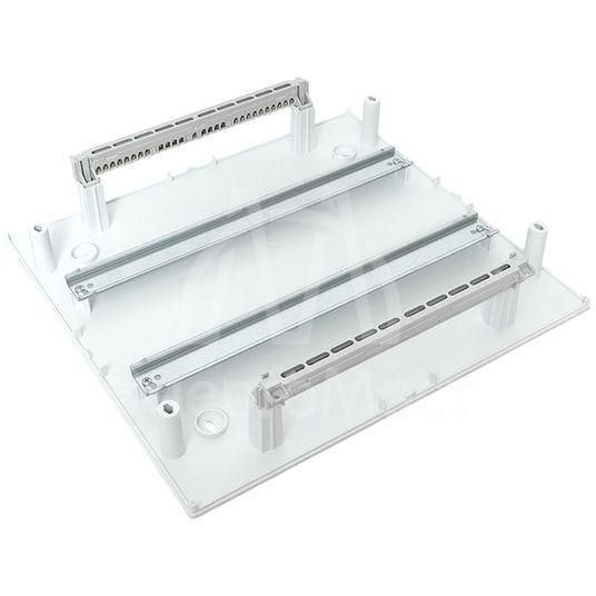 Щит распределительный навесной &amp;quot;Unix&amp;quot; прозр. дверь 2х18 модулей IP40 PROxima EKF ux-2x18-n