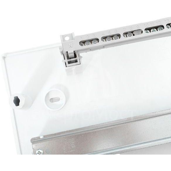 Щит распределительный навесной &amp;quot;Unix&amp;quot; прозр. дверь 2х18 модулей IP40 PROxima EKF ux-2x18-n