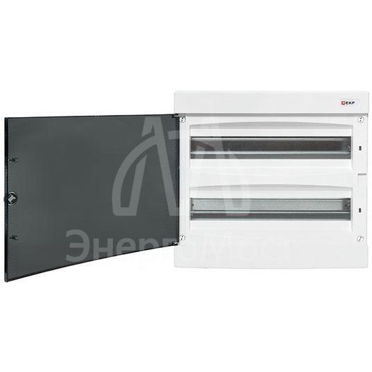 Щит распределительный навесной &amp;quot;Unix&amp;quot; прозр. дверь 2х18 модулей IP40 PROxima EKF ux-2x18-n