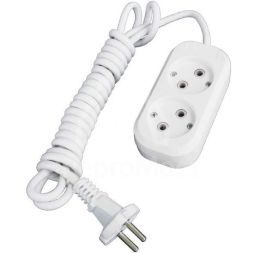 Удлинитель 2х7м без заземл. 10А IP20 Е-202 АБС-пл. ПВС 2х1 UNIVersal 9631962