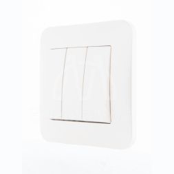 Механизм выключателя 3-кл. 1п СП Karina 10А IP20 жемчуж./бел. перламутр LEZARD 707-3088-109